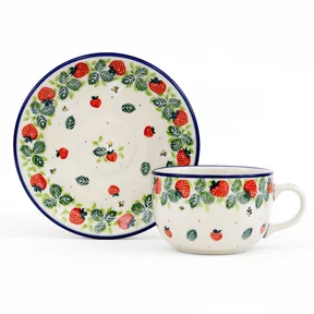 Filiżanka i spodek 768 0,2l <br> 2709X Truskawki